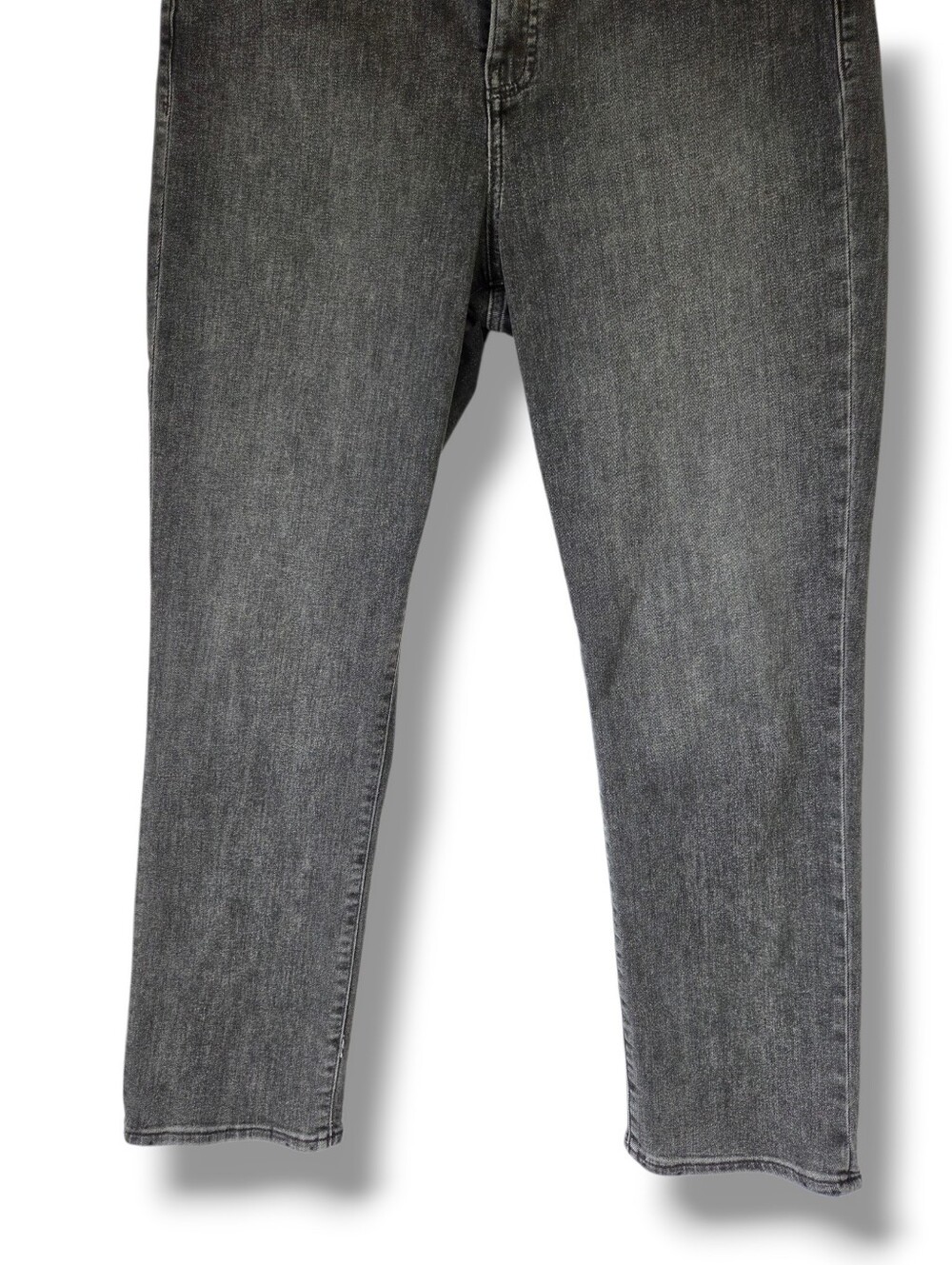 Gap Faded Black Classic Straight High Rise Denim Jeans Size 31/ 12S - Picture 6 of 8